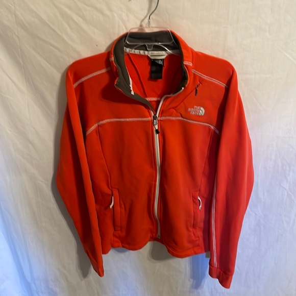 The North Face Women’s Red Zip Front Running Jacket Size Large - Picture 1 of 12